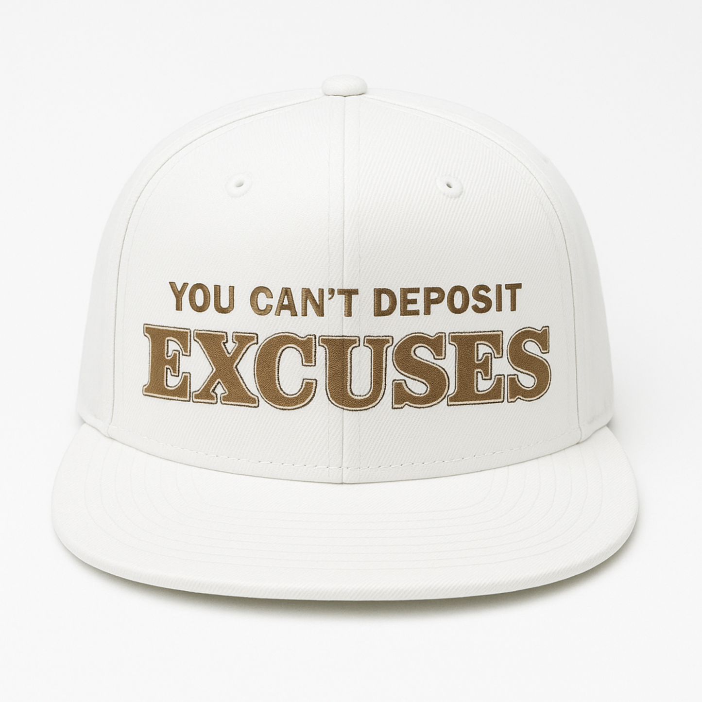 You Can’t Deposit Excuses Embroidered Hat – Motivational Dad Cap, Hustle Mindset Baseball Hat, Entrepreneur Streetwear Gift