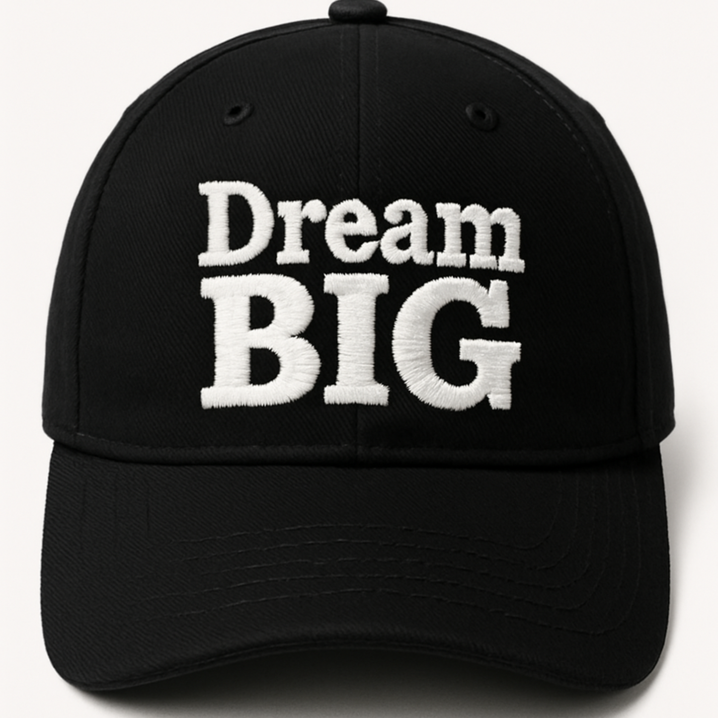Dream BIG Embroidered Hat – Motivational Dad Cap, Positive Affirmation Baseball Hat, Inspirational Streetwear Gift for Dreamers